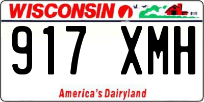 WI license plate 917XMH