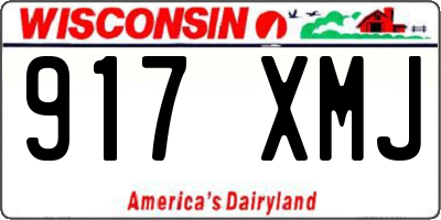 WI license plate 917XMJ