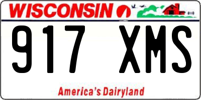WI license plate 917XMS