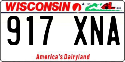 WI license plate 917XNA