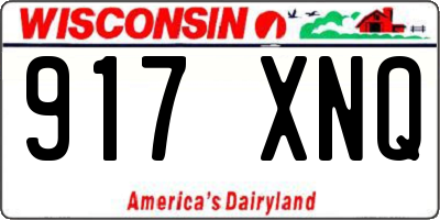 WI license plate 917XNQ