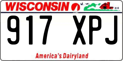 WI license plate 917XPJ