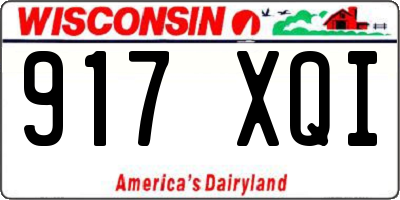 WI license plate 917XQI