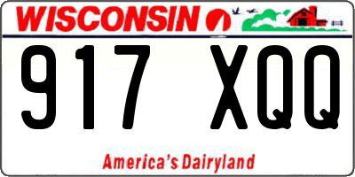 WI license plate 917XQQ