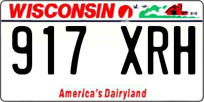 WI license plate 917XRH