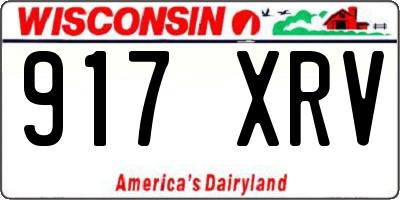 WI license plate 917XRV