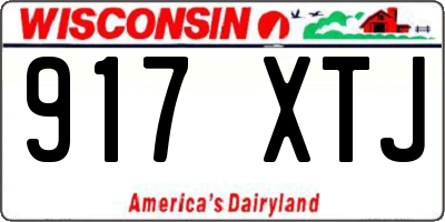 WI license plate 917XTJ