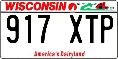 WI license plate 917XTP