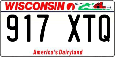 WI license plate 917XTQ