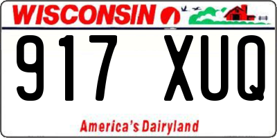 WI license plate 917XUQ