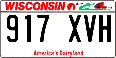 WI license plate 917XVH