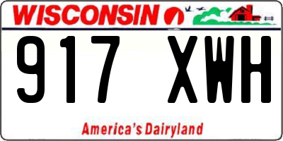 WI license plate 917XWH