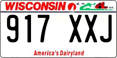 WI license plate 917XXJ