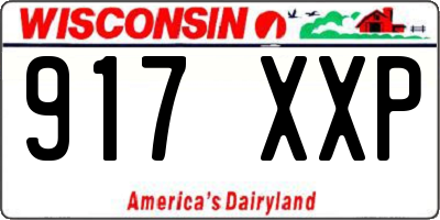 WI license plate 917XXP