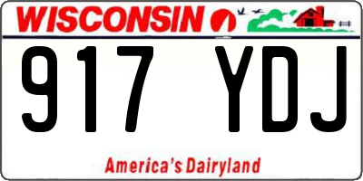 WI license plate 917YDJ
