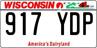 WI license plate 917YDP