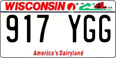 WI license plate 917YGG