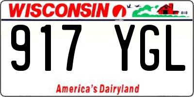 WI license plate 917YGL