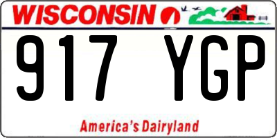 WI license plate 917YGP