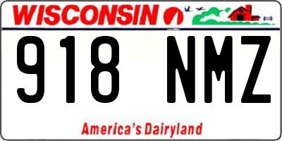 WI license plate 918NMZ