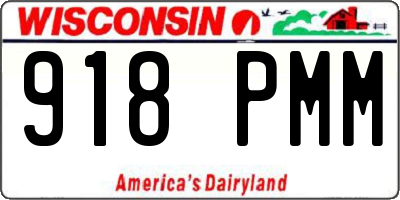 WI license plate 918PMM