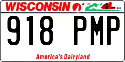 WI license plate 918PMP