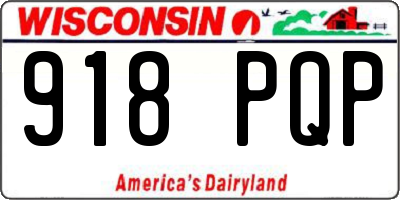 WI license plate 918PQP