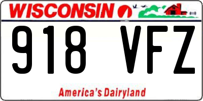 WI license plate 918VFZ