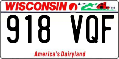 WI license plate 918VQF