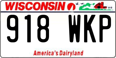 WI license plate 918WKP