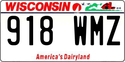 WI license plate 918WMZ