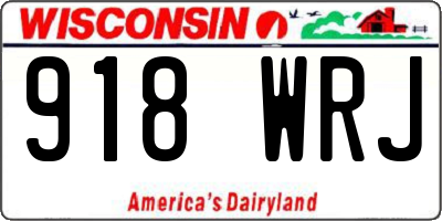 WI license plate 918WRJ