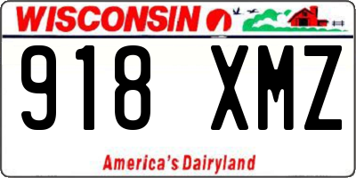 WI license plate 918XMZ