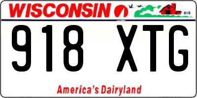 WI license plate 918XTG