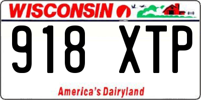 WI license plate 918XTP