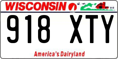 WI license plate 918XTY