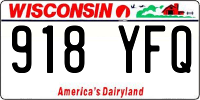 WI license plate 918YFQ