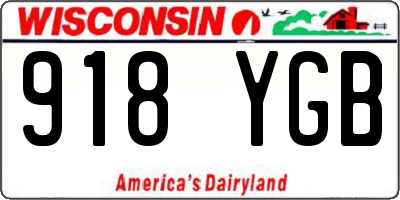 WI license plate 918YGB