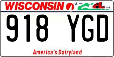 WI license plate 918YGD