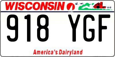 WI license plate 918YGF