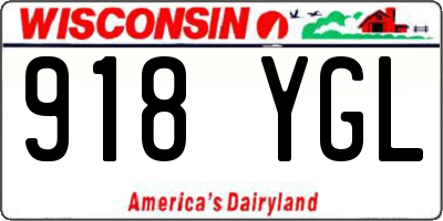WI license plate 918YGL