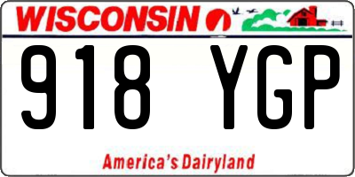 WI license plate 918YGP