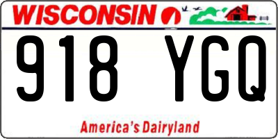 WI license plate 918YGQ