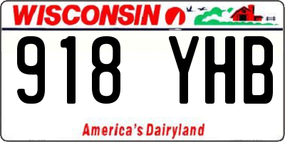 WI license plate 918YHB