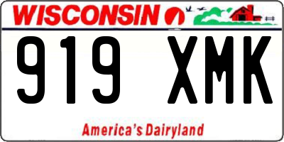 WI license plate 919XMK