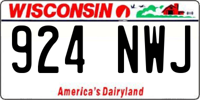 WI license plate 924NWJ