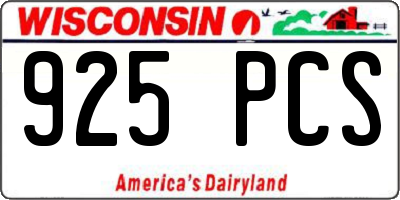 WI license plate 925PCS