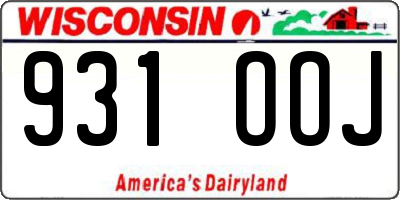 WI license plate 931OOJ
