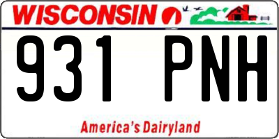 WI license plate 931PNH