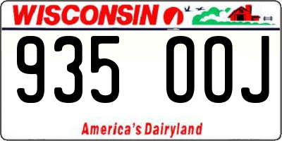 WI license plate 935OOJ